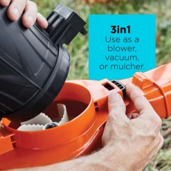 12 Amp Blower/Vacuum/Mulcher