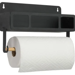 Black Hanging / Magnetic Rack System-Shelf W/Brackets