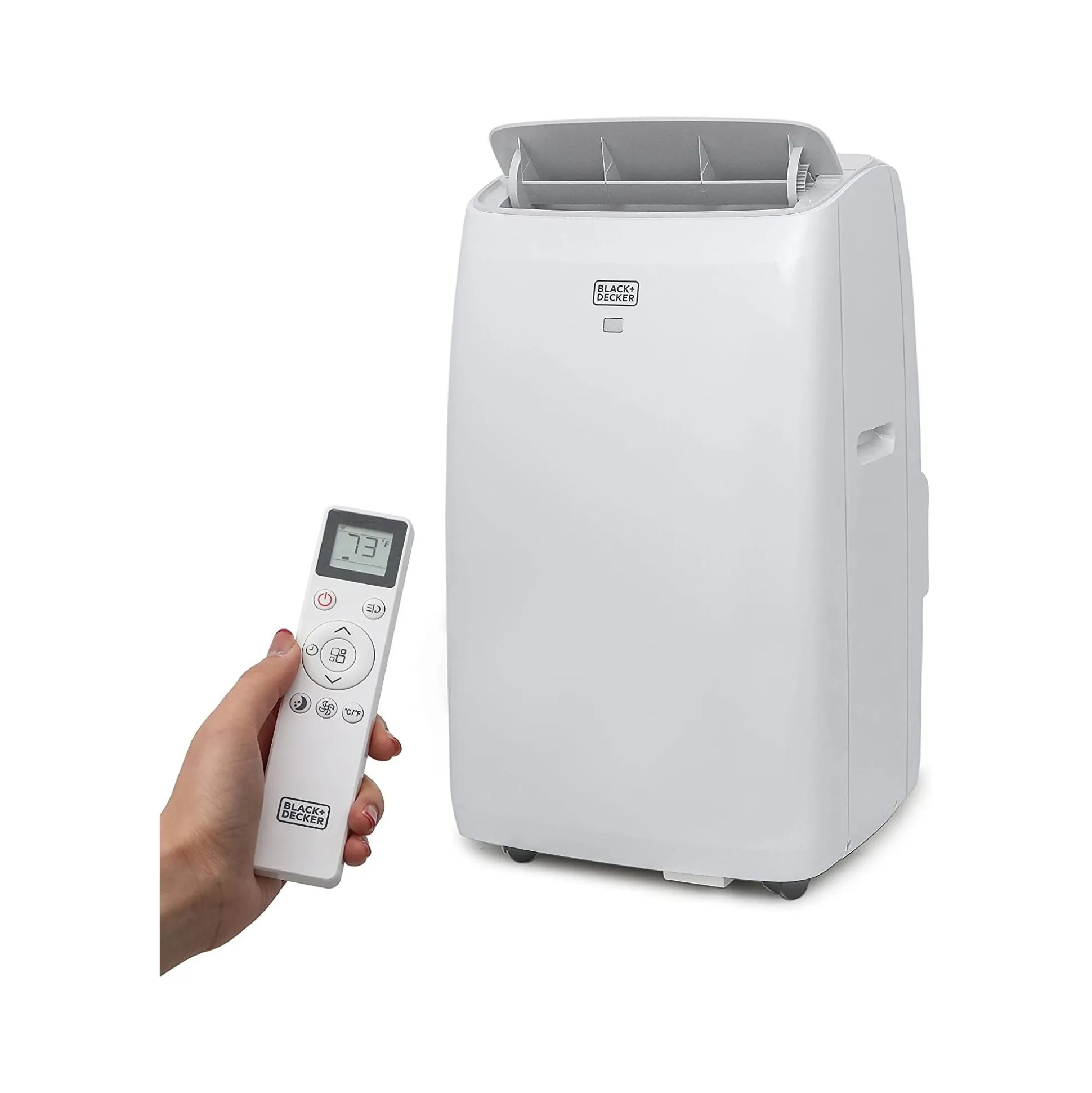 10,000 BTU SACC/CEC (14,000 BTU ASHRAE) Portable Air Conditioner with FOLLOW ME Remote Control