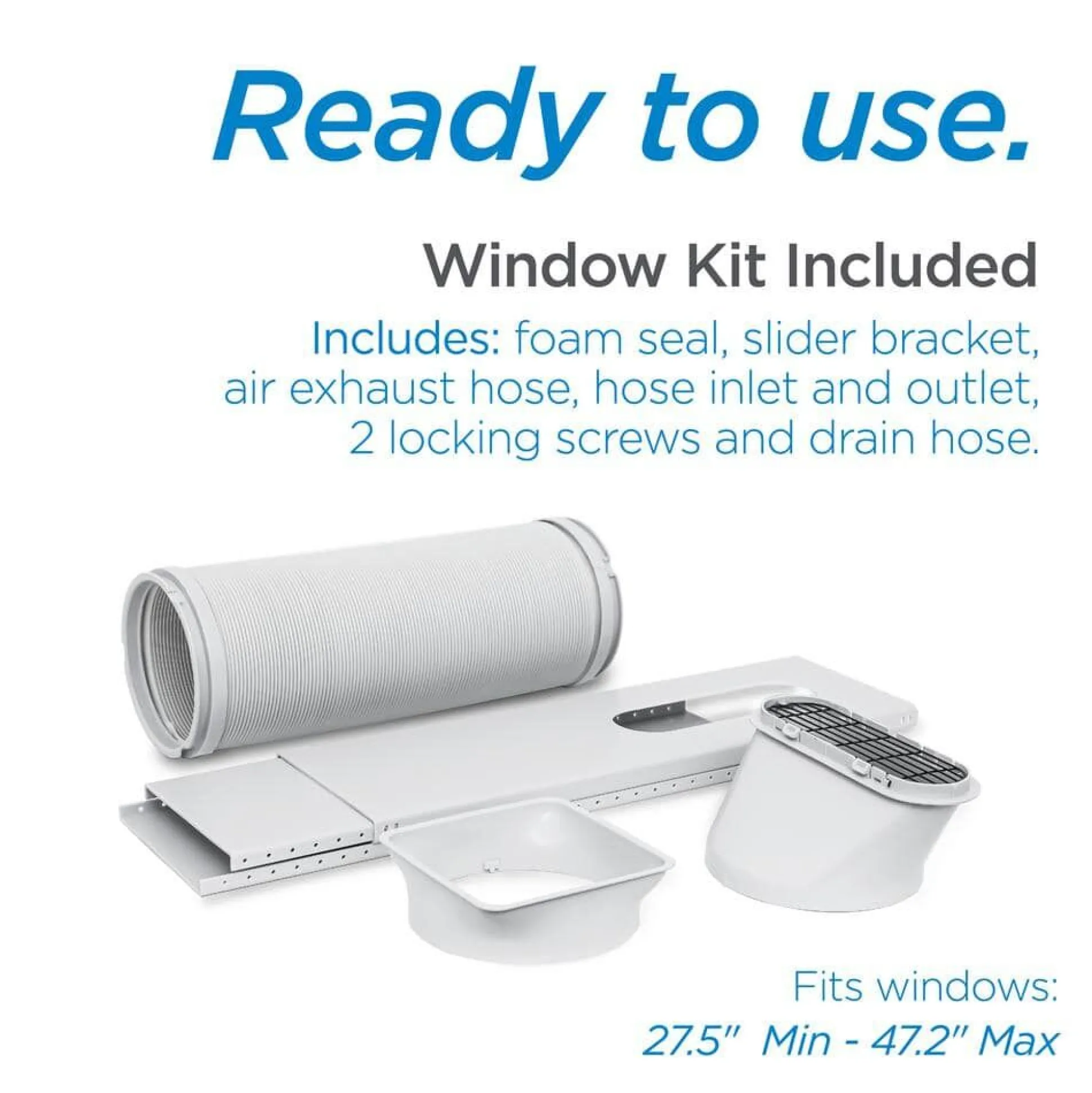 10,000 BTU SACC/CEC (14,000 BTU ASHRAE) Portable Air Conditioner with FOLLOW ME Remote Control
