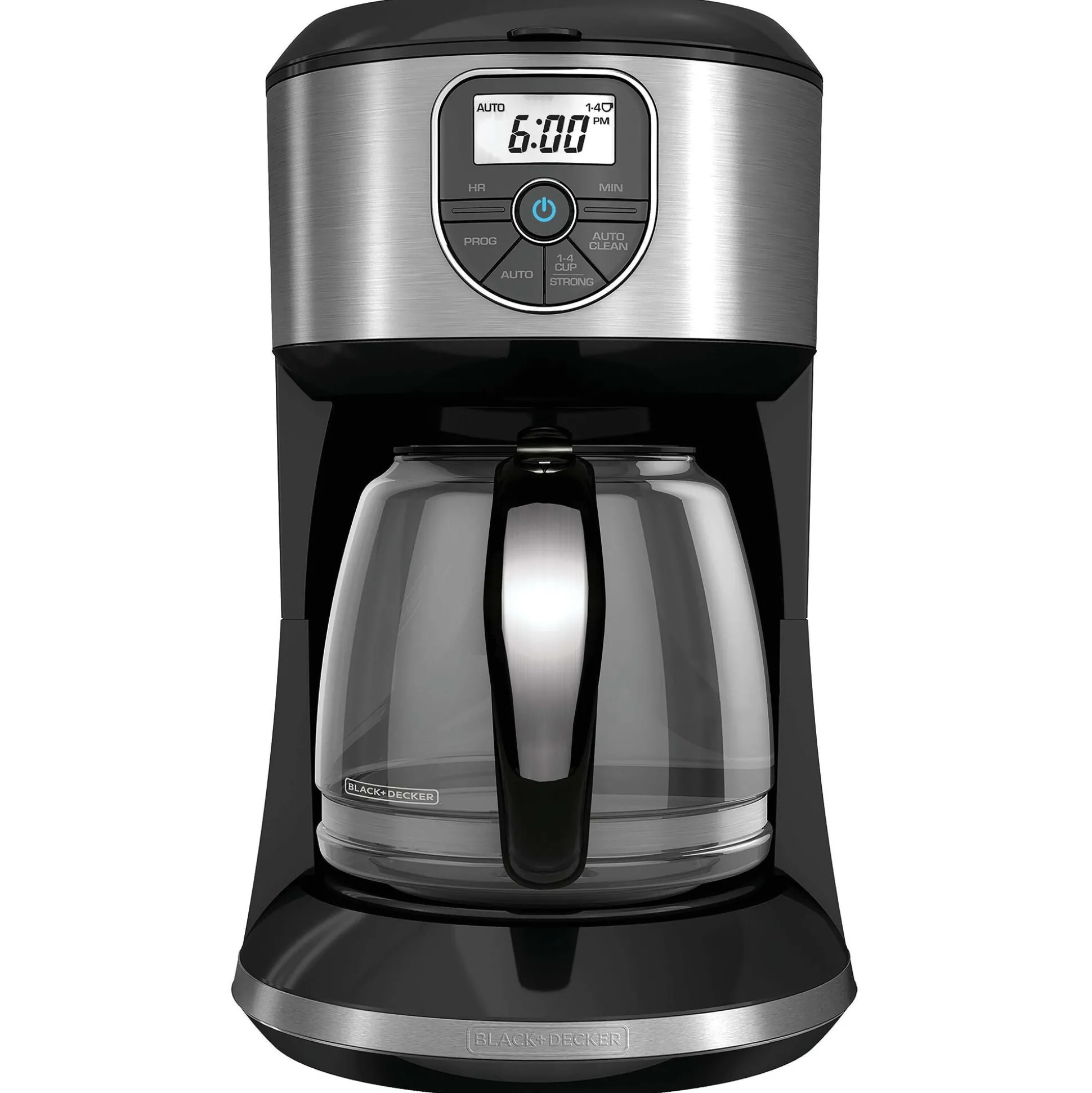 Coffeemaker 12-Cup Programmable Coffee Maker; Silver; Black/Stainless Steel