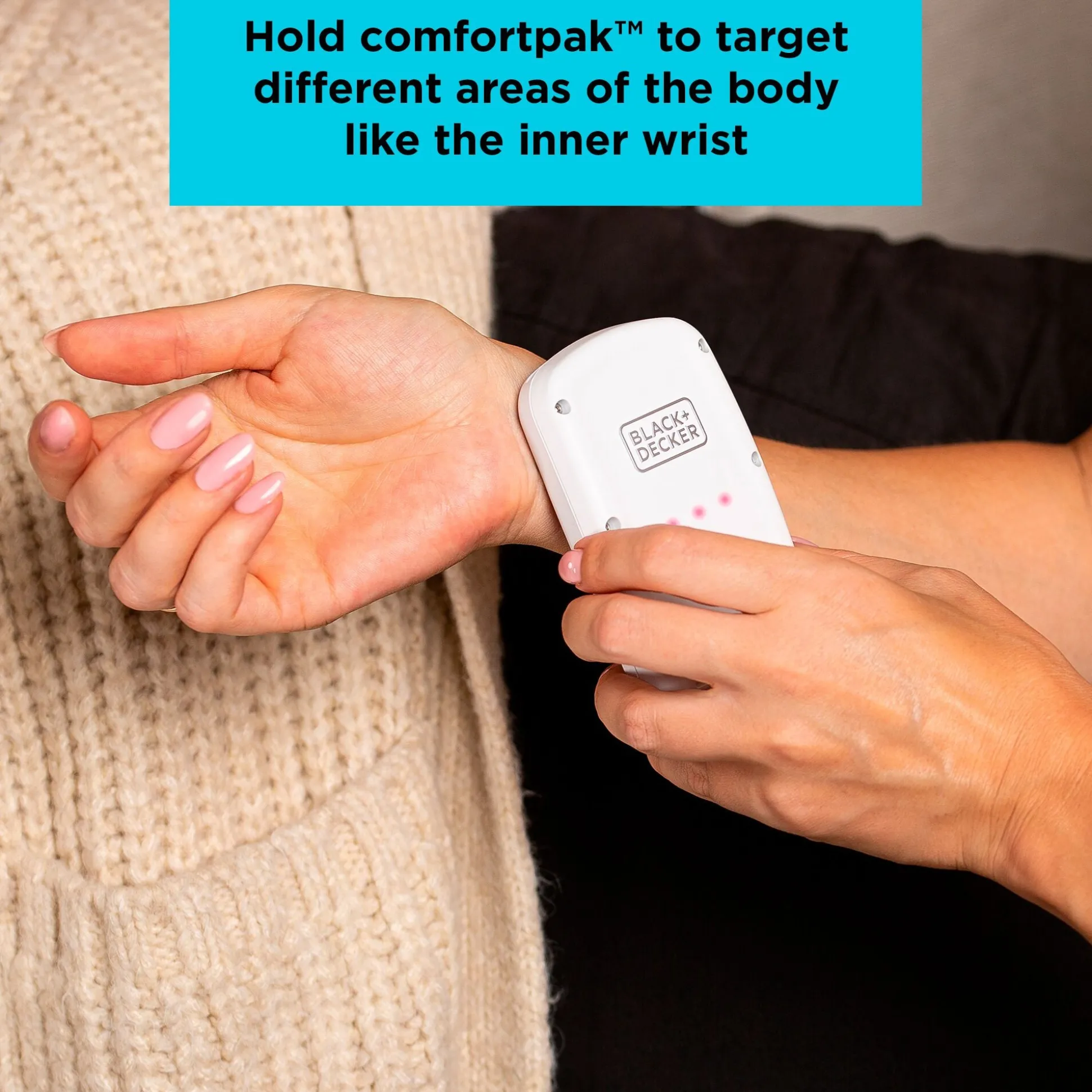Comfortpak, Wearable Cooling and Heating Device, Obsidian Black
