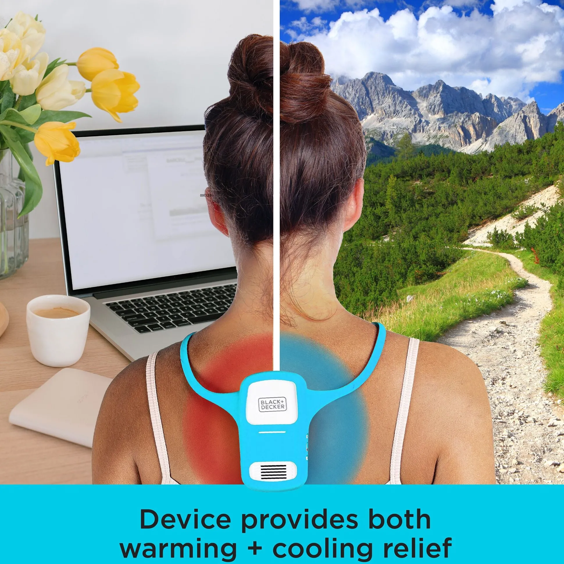 Comfortpak, Wearable Cooling and Heating Device, Breeze Blue