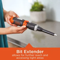 Cordless Screwdriver with AA Batteries and 5 Fastening Bits