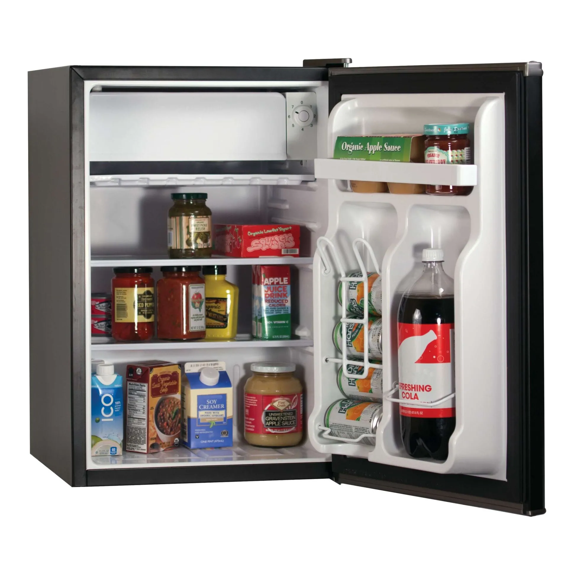 2.5 Cu. Ft. Energy Star Refrigerator with Freezer, Black