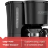 5-Cup Coffee Maker; Compact Design