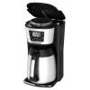 12-Cup Thermal Coffeemaker; Black/Silver