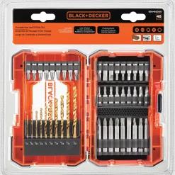 Drill Bit Set / Screwdriver Bit Set, 46-Piece