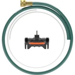 Drill Pump Kit with Intake and Discharge Hose, Pumps up to 225 GPH, Black