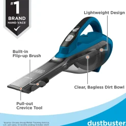 dustbuster® AdvancedClean+™ Cordless Handheld Vacuum, Blue