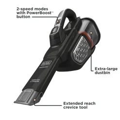 dustbuster® Handheld Vacuum, Cordless, Advancedclean+, Black