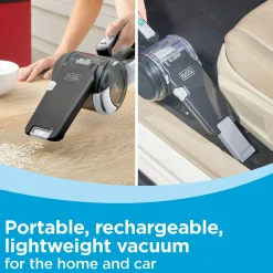 dustbuster® PIVOT VAC™ Cordless Handheld Vacuum, Extendible Crevice Tool, Pivot Nozzle, Strong Suction