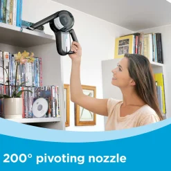 dustbuster® PIVOT VAC™ Cordless Handheld Vacuum, Extendible Crevice Tool, Pivot Nozzle, Strong Suction