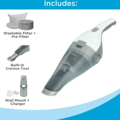 dustbuster® QuickClean™ Cordless Handheld Vacuum, Strong Suction