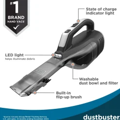 dustbuster® reveal™ Cordless Handheld Vacuum, with Replacement Filter