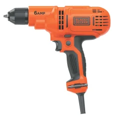 Electric Drill Driver Kit, 3/8 In., 6.0 Amp Corded