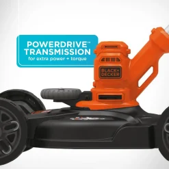 Electric Lawn Mower, Weed Eater and Edger 3-in-1 Combo, 12-Inch 6.5 Amp