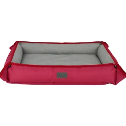 Four Way Pet Bed for Large Dogs 28X24X3 In, Red