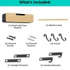 Hanging / Magnetic Rack System Shelf With Door W/Brackets (T)