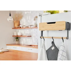 Hanging / Magnetic Rack System Shelf With Door W/Brackets (T)