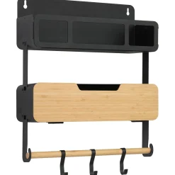 Hanging / Magnetic Rack System Door + Brackets Black