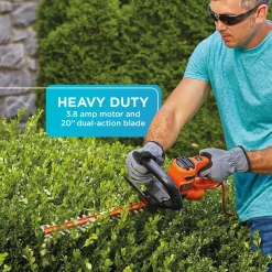 Hedge Trimmer with Saw, 20-Inch, Corded