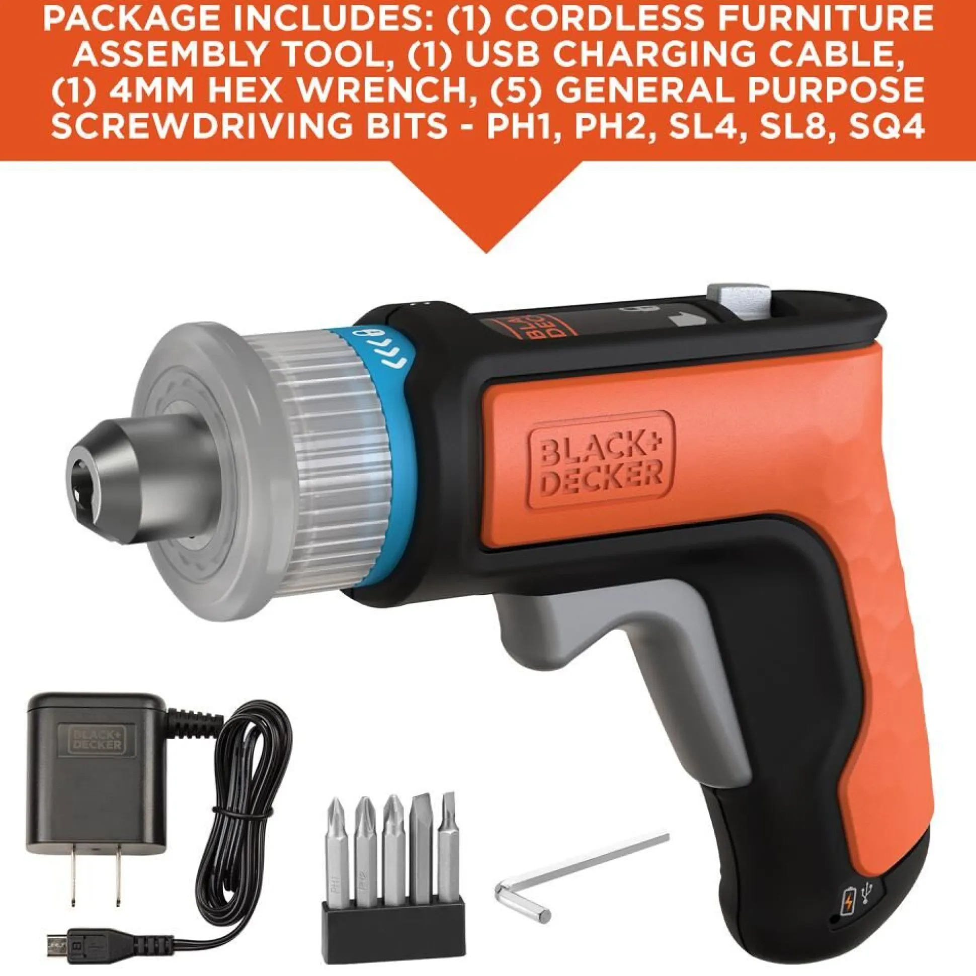 HEXDRIVER Cordless Furniture Assembly Tool / Screwdriver
