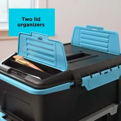 19 inch 2 in 1 Stackable Storage Caddy and Organizer