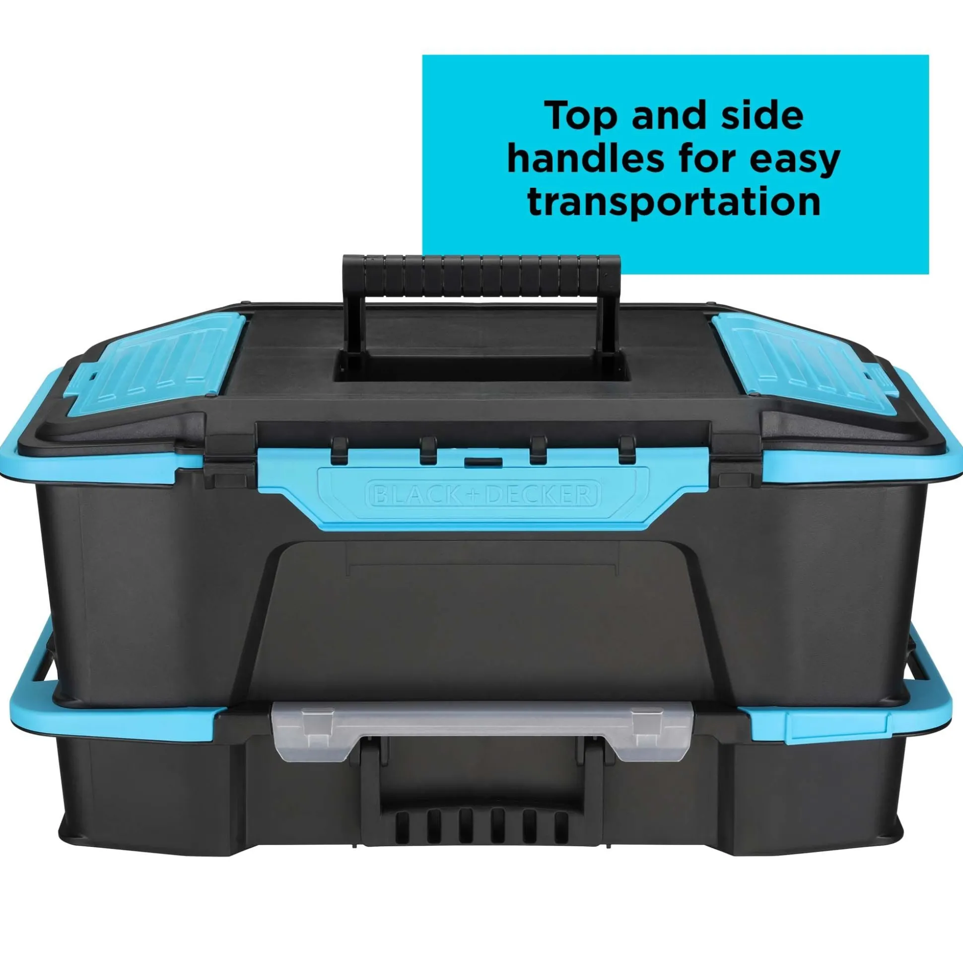 19 inch 2 in 1 Stackable Storage Caddy and Organizer