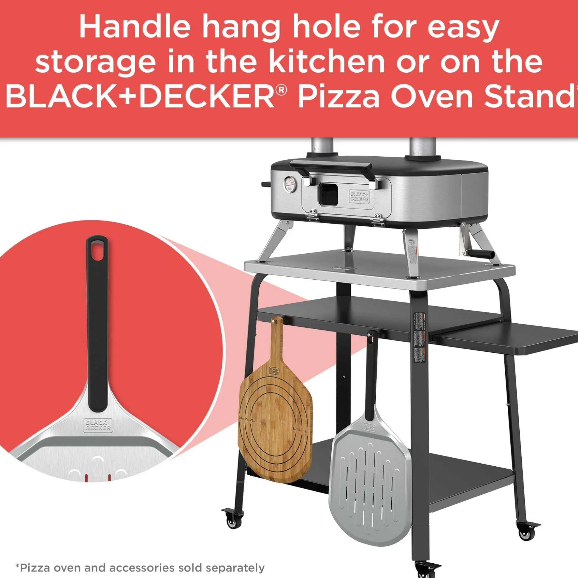 12 in. Metal Pizza Peel