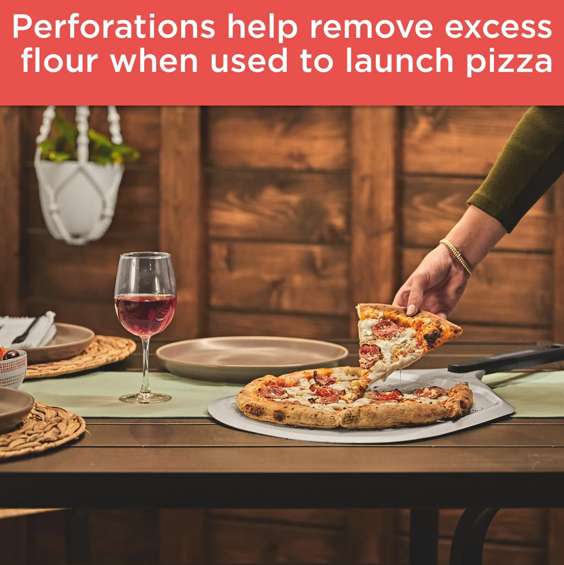 12 in. Metal Pizza Peel