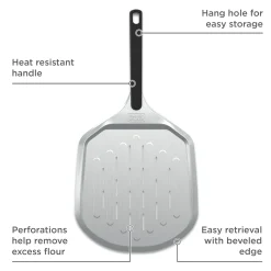12 in. Metal Pizza Peel