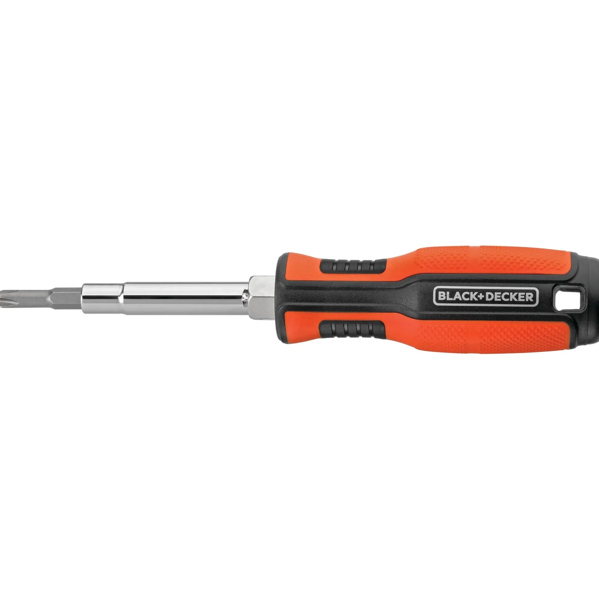 6-In-1 Multibit Screwdriver, Two-Sided Bits Including Phillips, Slotted, Nut Drivers