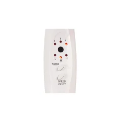 16 In. Stand Fan with Remote, White
