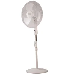 18 In. Stand Fan With Remote, White