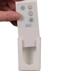 18 In. Stand Fan With Remote, White