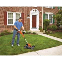 3-in-1 String Trimmer/Edger & Lawn Mower, 6.5-Amp, 12-Inch, Corded
