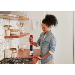kitchen wand™ Cordless 6 in 1 Immersion Blender & Kitchen Multi-tool, Red
