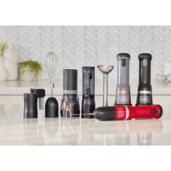 kitchen wand™ Cordless 6 in 1 Immersion Blender & Kitchen Multi-tool, Grey