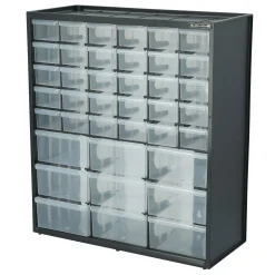 Large & Small 39 Drawer Bin Blk