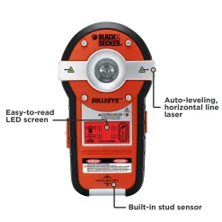 Line Laser, Auto-leveling with Stud Finder