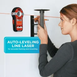 Line Laser, Auto-leveling with Stud Finder