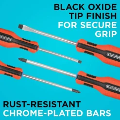Magnetic, Color-Coded, Screwdriver Set, 17-Piece