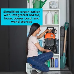 2,000 MAX psi* 1.2 gpm* Electric Cold Water Pressure Washer