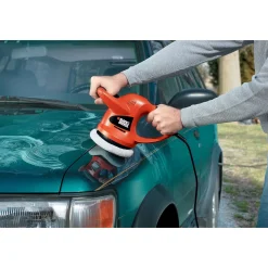 Orbital Car Buffer Polisher | Waxer, 6-Inch & 2 Bonnets