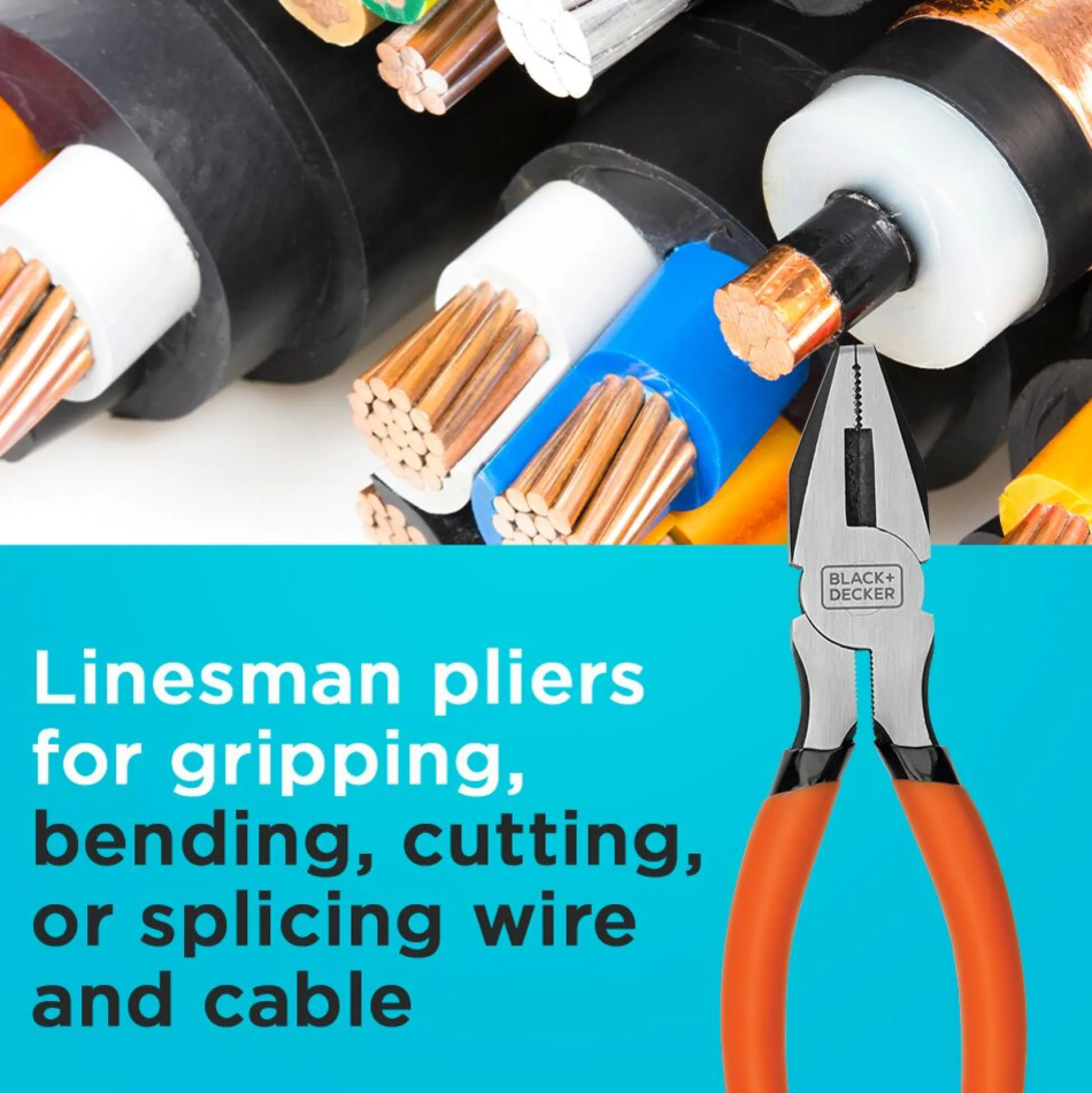 4 Piece Plier Set With Comfort Grips: 8 in, 7 in, Two 6 in.