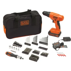 POWERCONNECT™ Cordless Drill Driver & 100-Piece Kit, Battery + Charger
