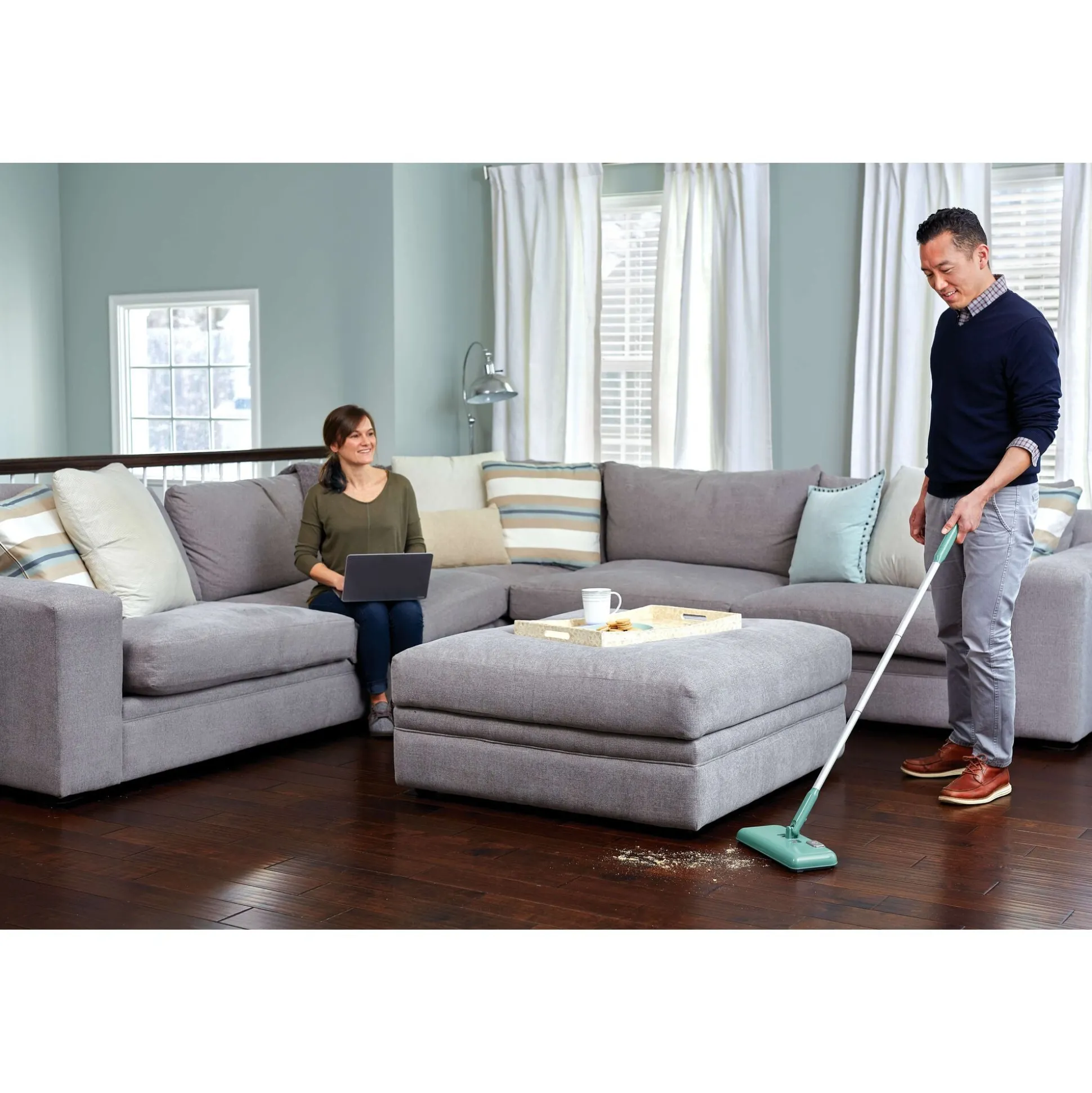 Powered Floor Sweeper Classic Mint