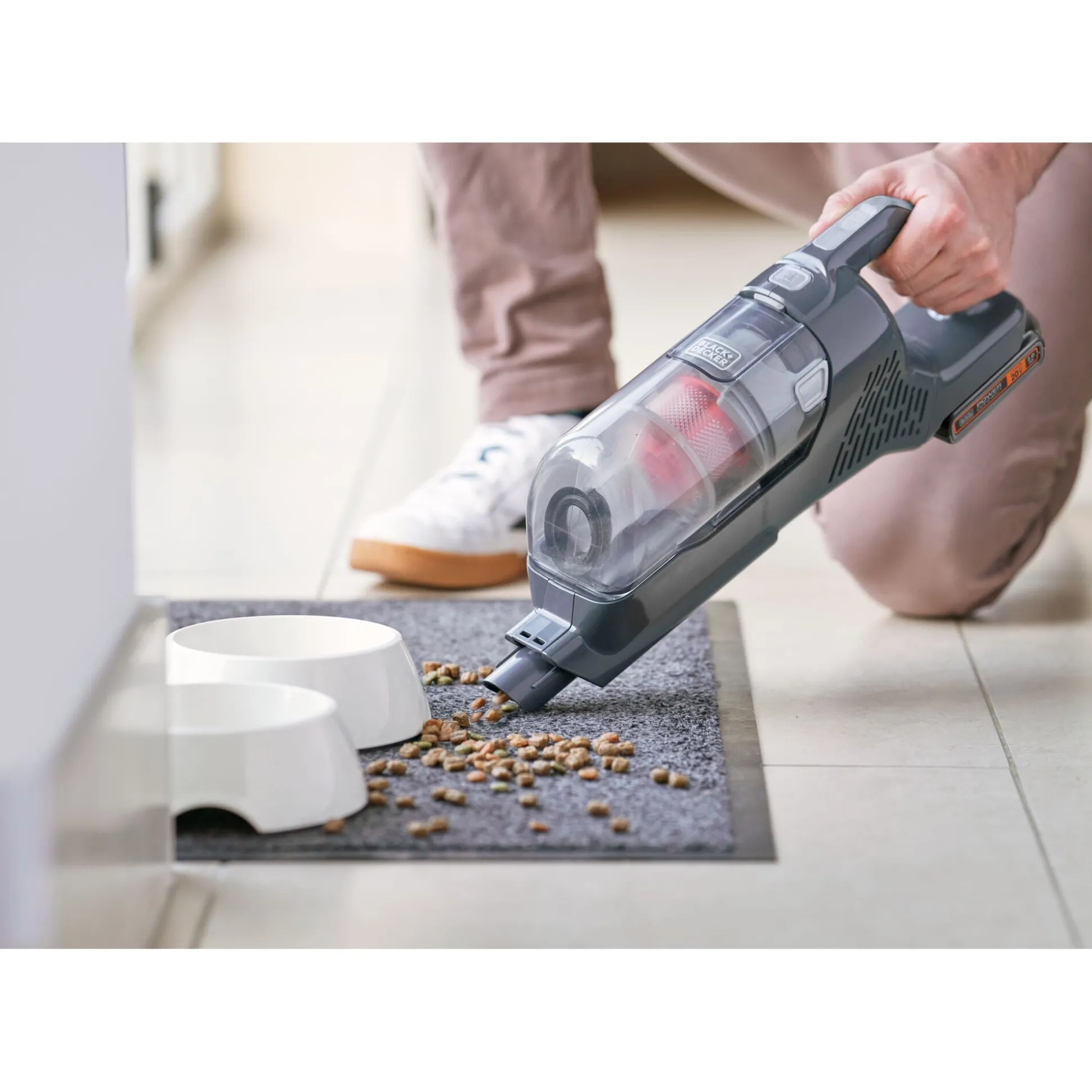 POWERSERIES+™ 20V MAX* Cordless Stick Vacuum Kit, Gray & Orange
