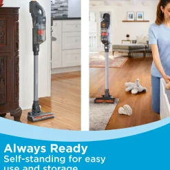 POWERSERIES+™ 20V MAX* Cordless Stick Vacuum Kit, Gray & Orange